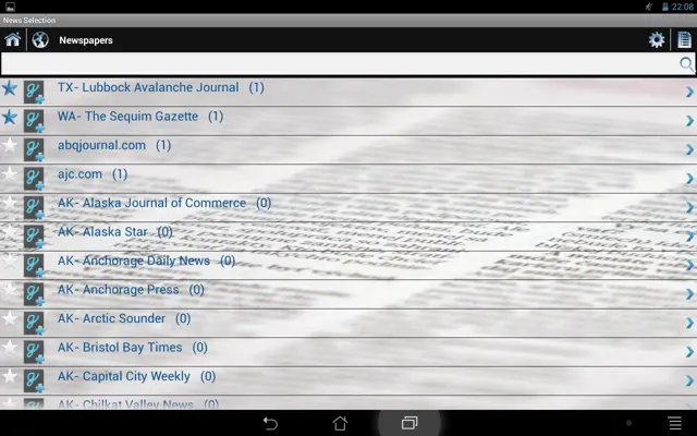 News Selection android App screenshot 9