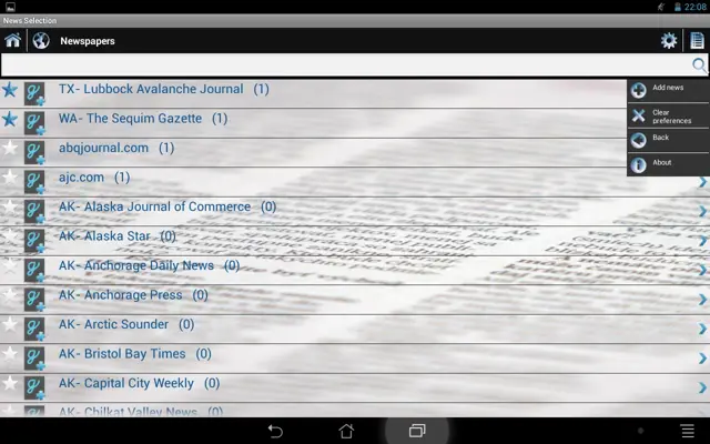 News Selection android App screenshot 10