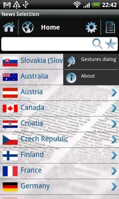 News Selection android App screenshot 13